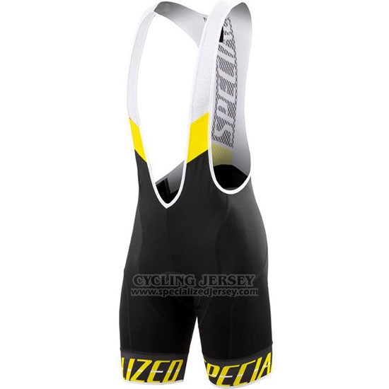 Men's Specialized RBX Pro Cycling Jersey Bib Short 2016 Black Yellow